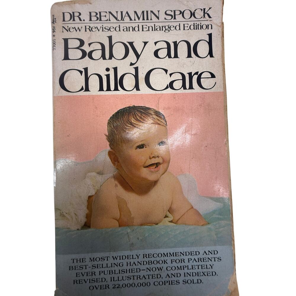 Baby and Child Care Dr Benjamin Spock Vintage 1970 Paperback Parenting Guide